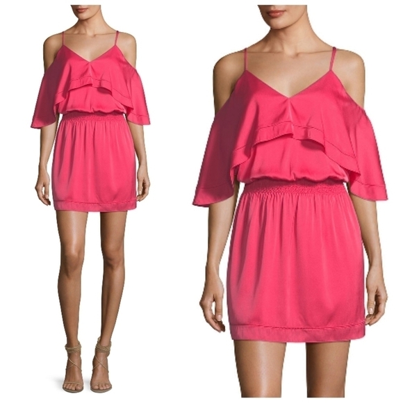 Trina Turk Colusa mini cold shoulder dress - Picture 1 of 5